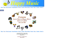 Desktop Screenshot of happymusicstudio.com